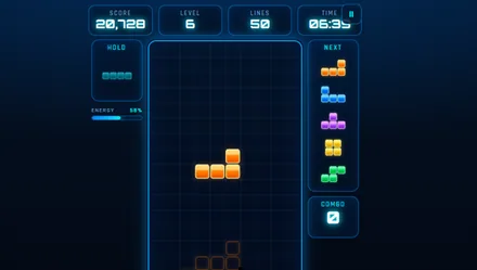 Screenshot of Neon Stack